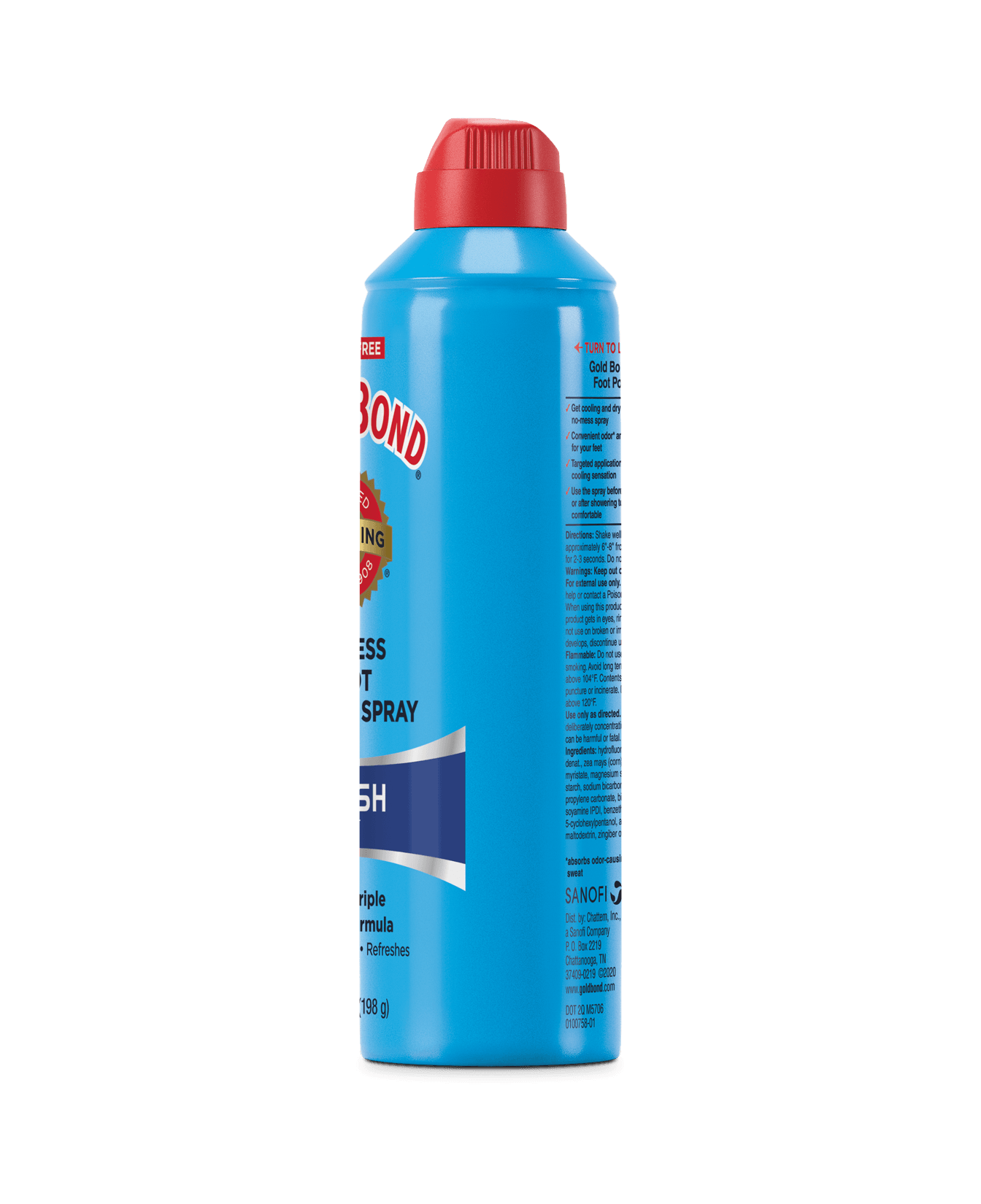 NO MESS FOOT POWDER SPRAY